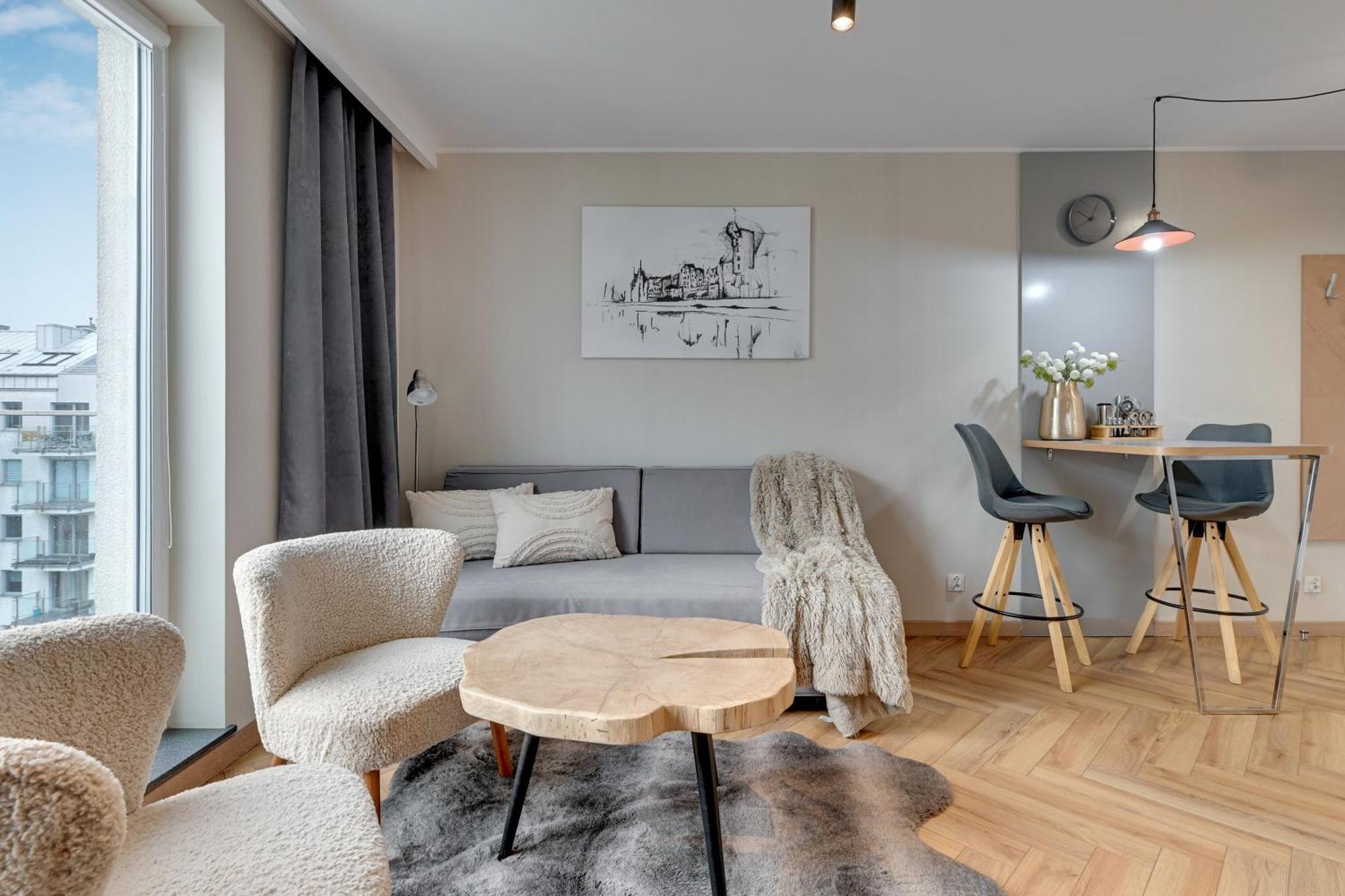 Angielska Grobla - City Center, Marina & Parking By Downtown Apartments Gdansk Dış mekan fotoğraf