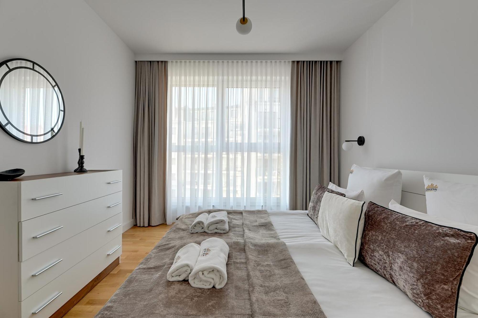 Angielska Grobla - City Center, Marina & Parking By Downtown Apartments Gdansk Oda fotoğraf